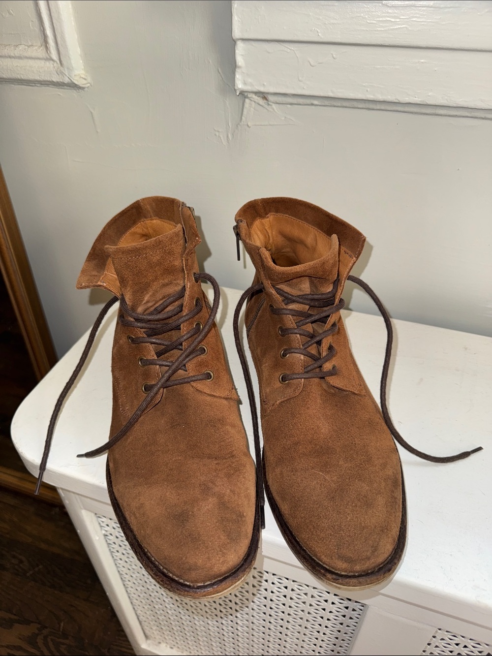 Steve Madden Men's Chestnut Brown Suede Chukka Boots